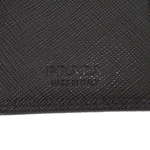 美品 プラダ サフィアーノレザー ブラック 2MV836 長財布 黒 1952 【中古】 PRADA
