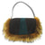 美品 フェンディ マンマバケット モンスター  フォックス/ムートン イエロー/ブラック ハンドバッグ 1957【中古】FENDI