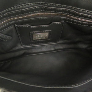 美品 フェンディ マンマバケット モンスター  フォックス/ムートン イエロー/ブラック ハンドバッグ 1957【中古】FENDI