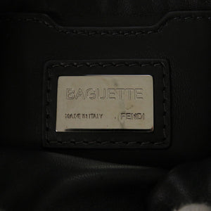 美品 フェンディ マンマバケット モンスター  フォックス/ムートン イエロー/ブラック ハンドバッグ 1957【中古】FENDI