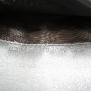 未使用 フェンディ オーロック コンチネンタルウォレット 8M0470 レザー ゴールド金具 グレー 長財布 1981【中古】FENDI