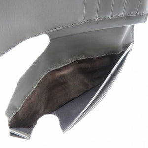 未使用 フェンディ オーロック コンチネンタルウォレット 8M0470 レザー ゴールド金具 グレー 長財布 1981【中古】FENDI