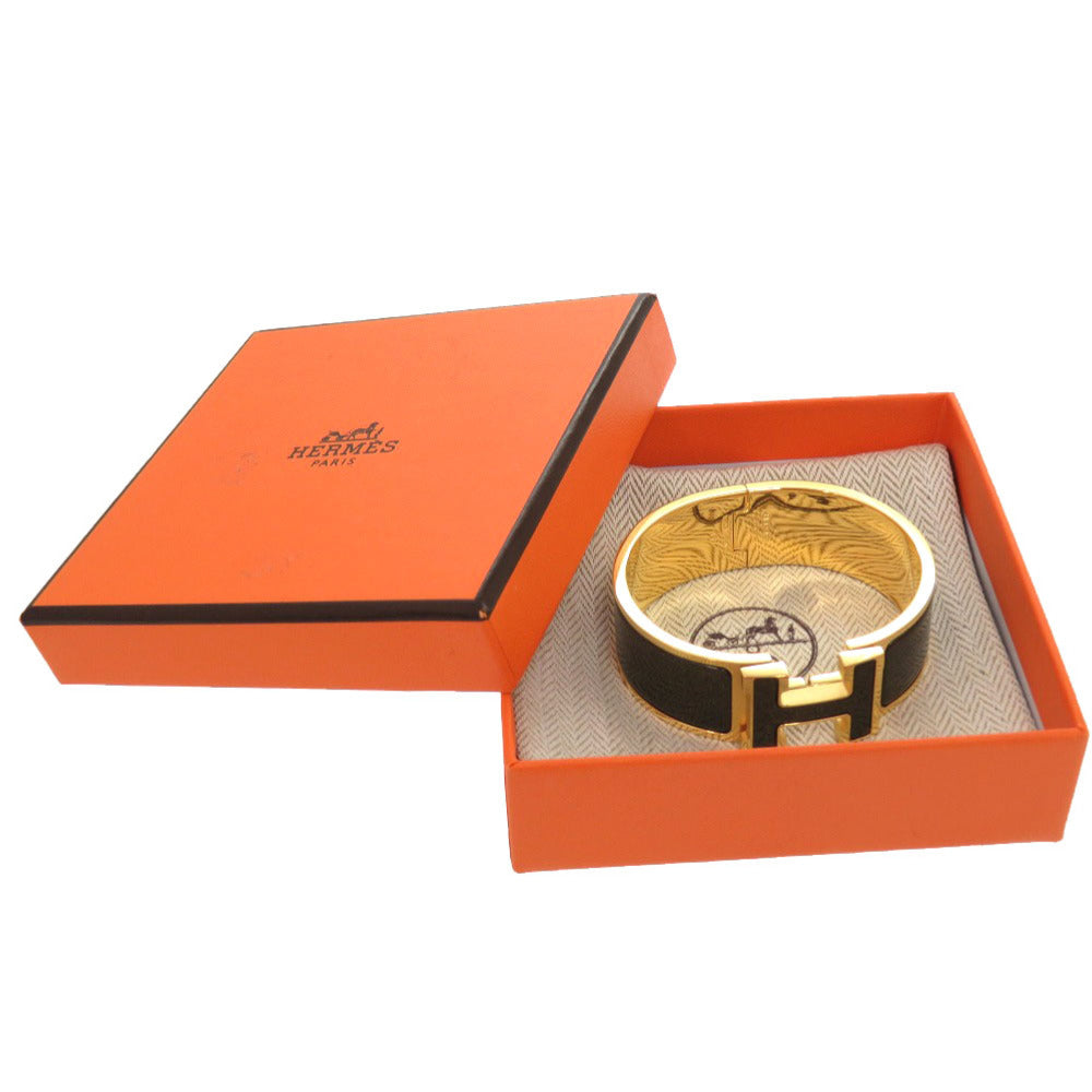 未使用 エルメス クリック クラックH グリッター バングル メタル ノワールドレ 1986 【中古】 HERMES