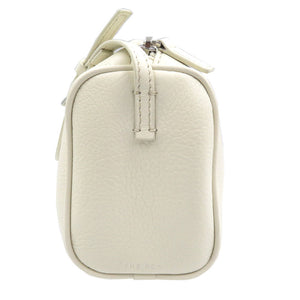 美品 ザロウ W1281 90'S Bag カーフ シルバー金具 ホワイト ハンドバッグ 2004【中古】THE ROW