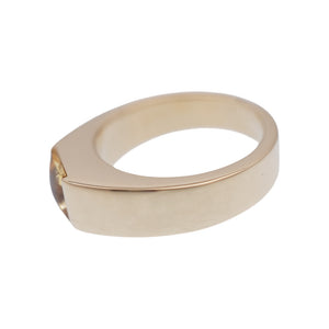 新品同様 カルティエ タンク シトリン K18YG リング 指輪 K18YG イエローゴールド ジュエリー 2029【中古】CARTIER