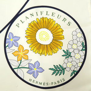 美品 エルメス PLANIFLEURS プラニフルール カレ90 ツイルスカーフ シルク マルチカラー 2097【中古】HERMES