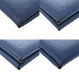 新品同様 エルメス カルヴィデュオ マダム ディープブルー B刻印(2023年製) コインケース 青 2102 【中古】 HERMES