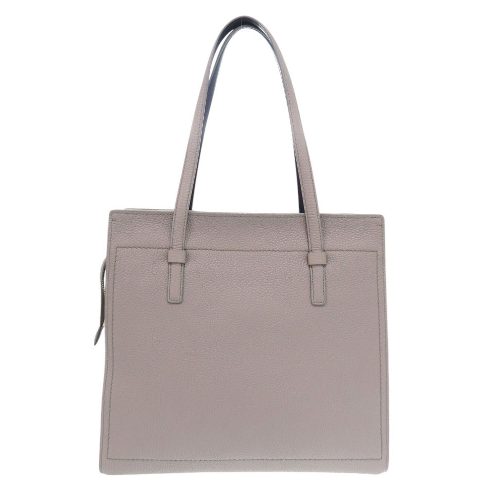 美品 サルヴァトーレフェラガモ ガンチーニ エイミートートバッグ GG-21F216 レザー グレー トートバッグ 2104【中古】Salvatore Ferragamo