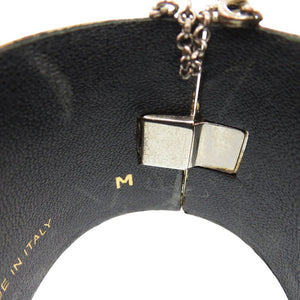 セリーヌ スタッズ メタル レザー ゴールド バングル 2108【中古】CELINE