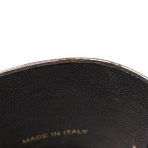 セリーヌ スタッズ メタル レザー ゴールド バングル 2108【中古】CELINE