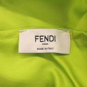 新品同様 フェンディ ポーチ付き レッグウォーマー ナイロン グリーン 緑 2109【中古】FENDI