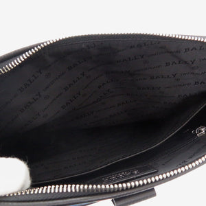 未使用品 バリー FHOLLER.NPR 27 MULTIBLUESKY ナイロン ブルー クラッチバッグ 青 2134【中古】BALLY