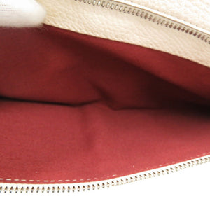 未使用品 バリー TALKER.TSP レザー ホワイト クラッチバッグ セカンドバッグ ポーチ 白 2135【中古】BALLY