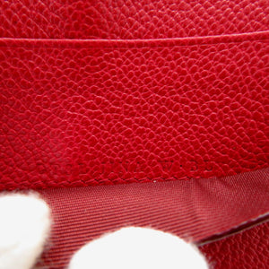 未使用 バリー レザー レッド カードケース コインケース 赤 2136【中古】BALLY