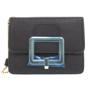 未使用 バリー  レザー ブラック キー＆カードホルダー カードケース 黒 2137【中古】BALLY