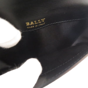 未使用 バリー  レザー ブラック キー＆カードホルダー カードケース 黒 2137【中古】BALLY