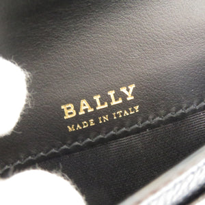 未使用 バリー  レザー ブラック キー＆カードホルダー カードケース 黒 2137【中古】BALLY