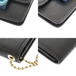 未使用 バリー  レザー ブラック キー＆カードホルダー カードケース 黒 2137【中古】BALLY