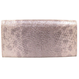 新品同様 ブルガリ ブルガリ ブルガリ ラージウォレット MD-M18-287683 レザー シルバー ピンク 長財布 2158【中古】BVLGARI