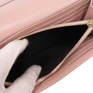 新品同様 ブルガリ ブルガリ ブルガリ ラージウォレット MD-M18-287683 レザー シルバー ピンク 長財布 2158【中古】BVLGARI