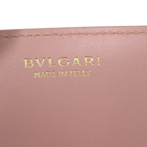 新品同様 ブルガリ ブルガリ ブルガリ ラージウォレット MD-M18-287683 レザー シルバー ピンク 長財布 2158【中古】BVLGARI