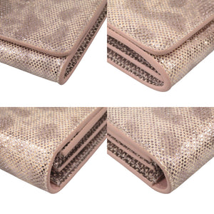 新品同様 ブルガリ ブルガリ ブルガリ ラージウォレット MD-M18-287683 レザー シルバー ピンク 長財布 2158【中古】BVLGARI