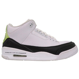 美品 ナイキ × フラグメントデザイン エア ジョーダン 3 FRAGMENT × NIKE AIR JORDAN 3 藤原ヒロシ スニーカー DA3595-100 レザー 2174【中古】NIKE