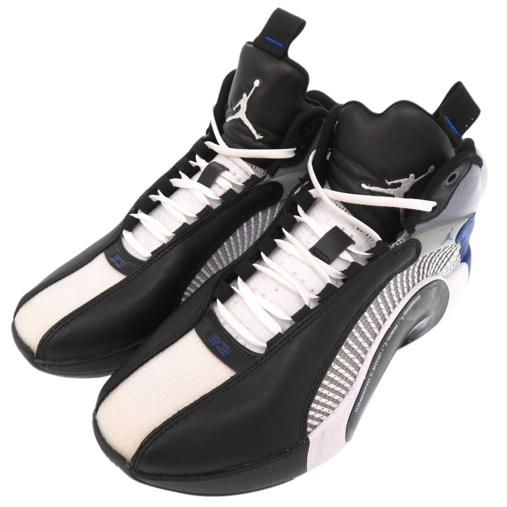 未使用品 ナイキ エアジョーダン 35 フラグメント デザイン スニーカー AIR JORDAN XXXV FRAGMENT DESIGN  藤原ヒロシ DA2371-100 レザー 2175【中古】NIKE