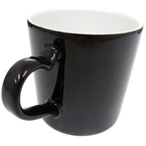 新品同様 イヴ サンローラン Saint Laurent × J.L COQUET ジャンルイコケ ハート型 コーヒーマグカップ 4客セット 食器 陶器 ブラック 2184【中古】YVES SAINT LAURENT