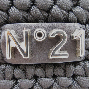 新品同様 ヌメロ ヴェントゥーノ N°21 ショルダーバッグ ナイロン/レザー ブラック 黒 2185【中古】N°21