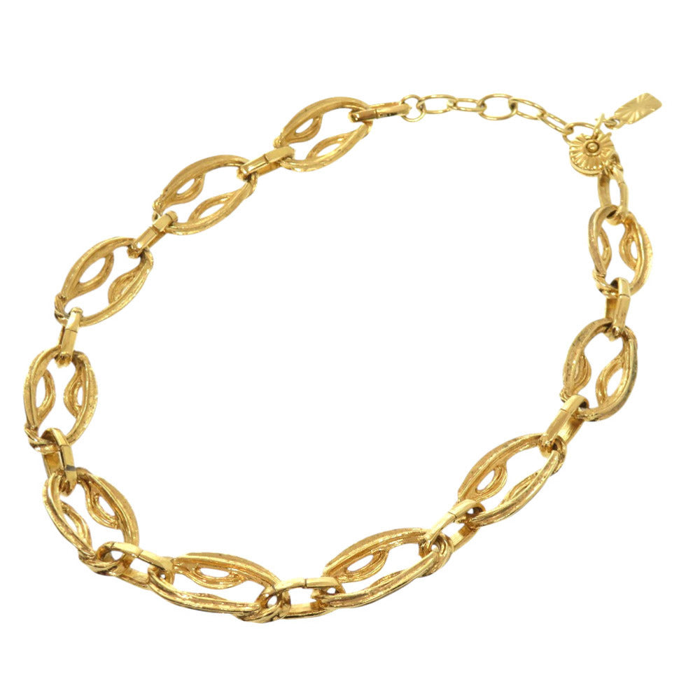 美品 イヴ サンローラン ヴィンテージ ゴールド ネックレス アクセサリー 2209 【中古】 YVES SAINT LAURENT