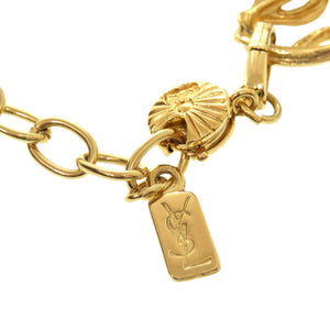 美品 イヴ サンローラン ヴィンテージ ゴールド ネックレス アクセサリー 2209 【中古】 YVES SAINT LAURENT