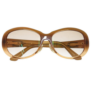 美品 カルティエ Cデコール 4106795 プラスチック ブラウン サングラス 2217【中古】CARTIER