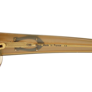 美品 カルティエ Cデコール 4106795 プラスチック ブラウン サングラス 2217【中古】CARTIER