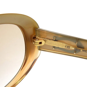 美品 カルティエ Cデコール 4106795 プラスチック ブラウン サングラス 2217【中古】CARTIER