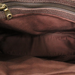 ハンティングワールド レザー ブラウン ショルダーバッグ 茶 2221【中古】HUNTING WORLD