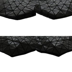 美品 イッセイミヤケ バオバオ ポリウレタン/コットン ブラック クラッチバッグ 黒 2223【中古】ISSEY MIYAKE
