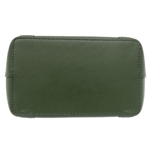 美品 マイケルコース MKロゴ 2way レザー グリーン ハンドバッグ 緑 2243【中古】Michael Kors