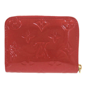 美品 ルイ ヴィトン ジッピーコインパース モノグラムヴェルニ M93608 レッド コインケース LV 2263【中古】LOUIS VUITTON