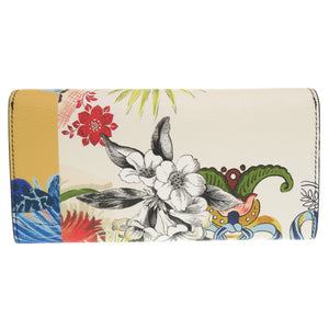 新品同様 サルヴァトーレフェラガモ ガンチーニ JP-22-D985 レザー マルチカラー 二つ折り長財布 2270【中古】Salvatore Ferragamo