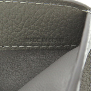 新品同様 クロエ マーシー レザー グレー 三つ折り財布 2272【中古】Chloe