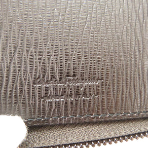 未使用 サルヴァトーレフェラガモ IY-669102 レザー ブラウン 長財布 ラウンドファスナー 茶 2276【中古】Salvatore Ferragamo メンズ