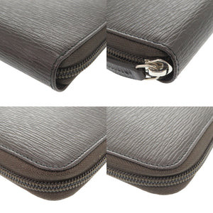 未使用 サルヴァトーレフェラガモ IY-669102 レザー ブラウン 長財布 ラウンドファスナー 茶 2276【中古】Salvatore Ferragamo メンズ