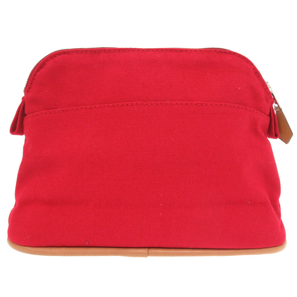 美品 エルメス ボリードポーチ 20 PM キャンバス レッド 赤 2297 【中古】 HERMES