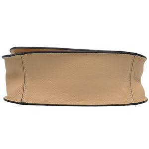 新品同様 ヴェルサーチ ヴィルトゥス VIRTUS チェーン ショルダーバッグ ポーチメタルアイコン レザー DBFG985 ベージュ 2324【中古】VERSACE