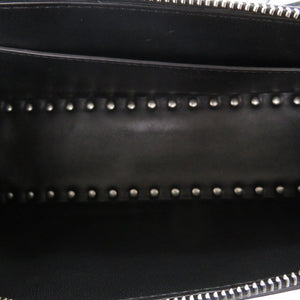 ヴァレンティノ ガラヴァーニ 2way 3W0B0M73XRZ レザー ブラック ハンドバッグ 黒 2345【中古】Valentino Garavani