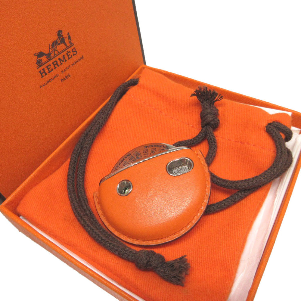 美品 エルメス タイユヴァン レザー オレンジ ワイン評価表 2396【中古】HERMES