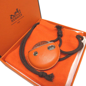 美品 エルメス タイユヴァン レザー オレンジ ワイン評価表 2396【中古】HERMES