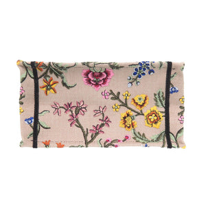 新品同様 クリスチャン ディオール ブックトート スモール 花柄 トートバッグ キャンバス ベージュ 2406【中古】Christian Dior