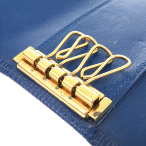 ルイ ヴィトン ミュルティクレ4 エピ ブルー M63825 4連 キーケース 青 LV 0015 【中古】 LOUIS VUITTON